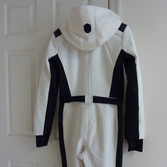 Mackage Elle Snow Fill Jumpsuit in Off White/Black - Picture 12 of 16